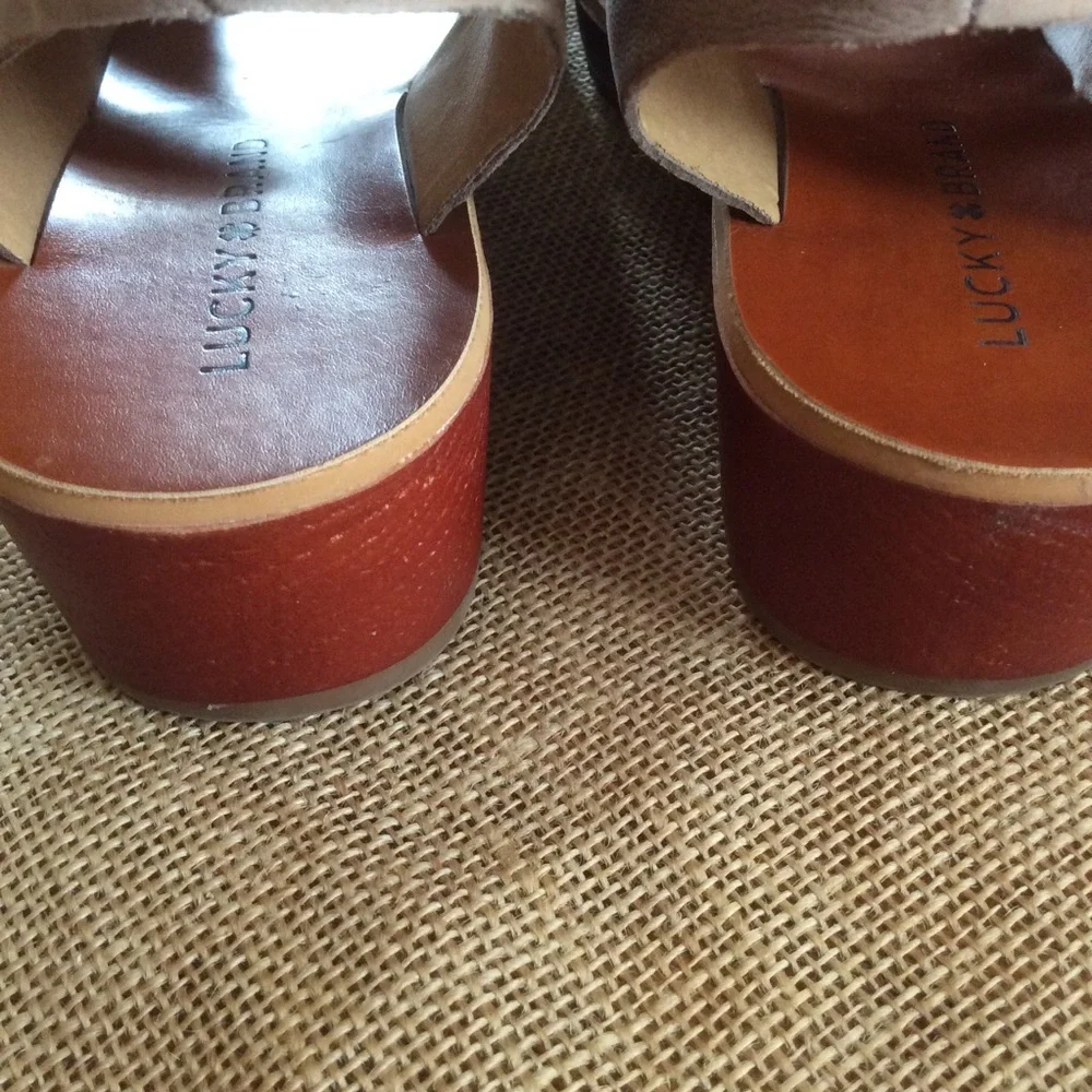Lucky Brand LP-Hipsta Gladiator Sandals, Sz 7.5